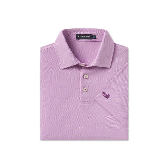 Southern Marsh Youth Varsity Performance Polo in Wharf Purple