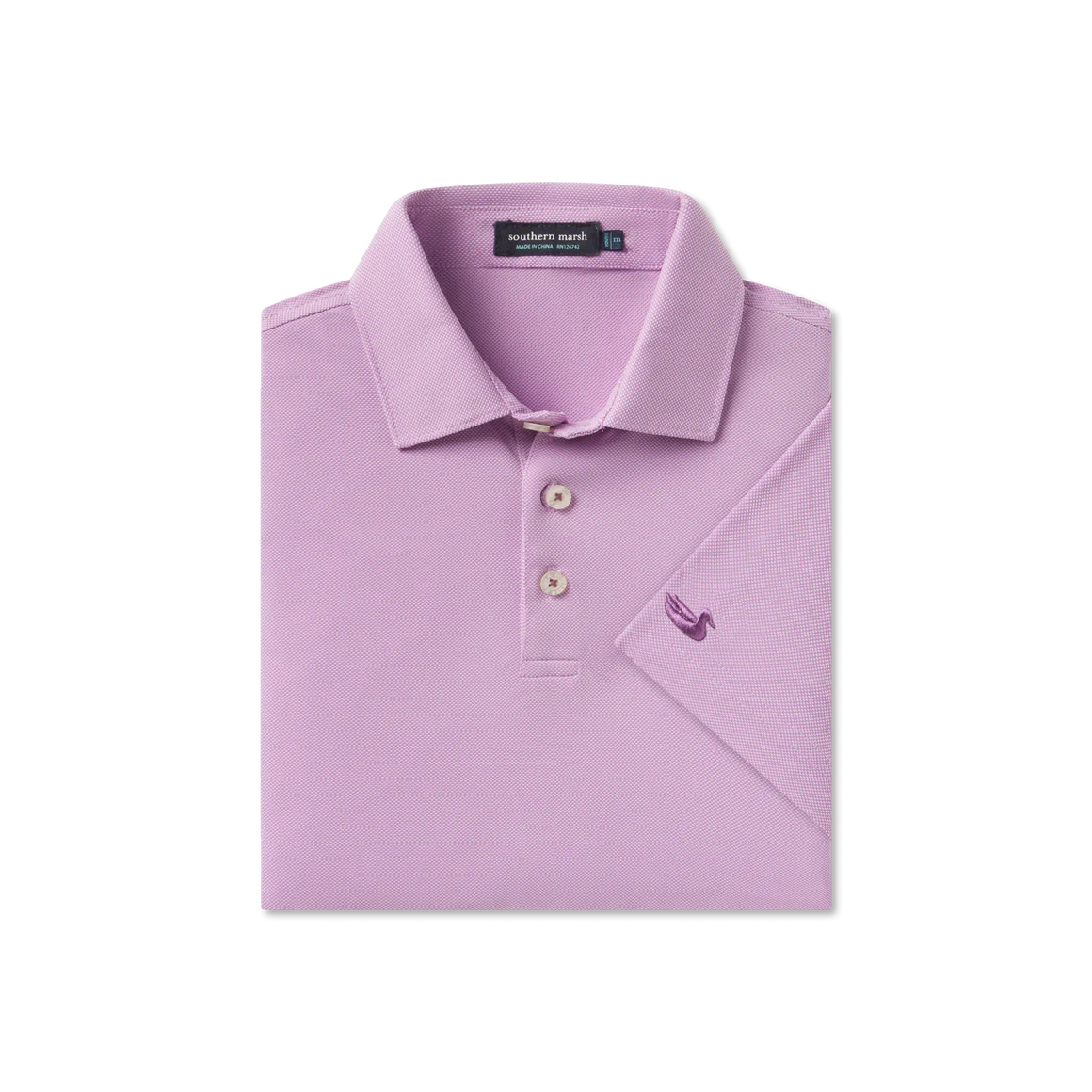 Southern Marsh Youth Varsity Performance Polo in Wharf Purple