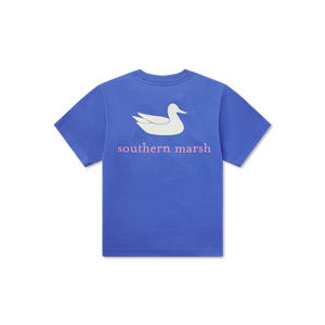 Southern Marsh Youth Southern Classics Comfort SS Tee in Dark Bluebonnet