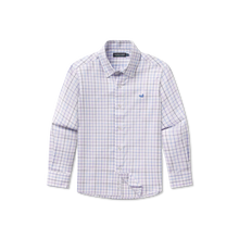 Load image into Gallery viewer, Southern Marsh Youth Chateau Windowpane Dress Shirt