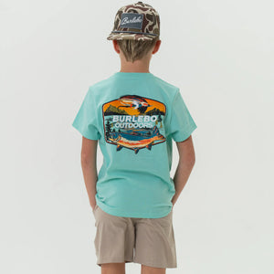 Burlebo Youth Outdoors Angler SS Tee