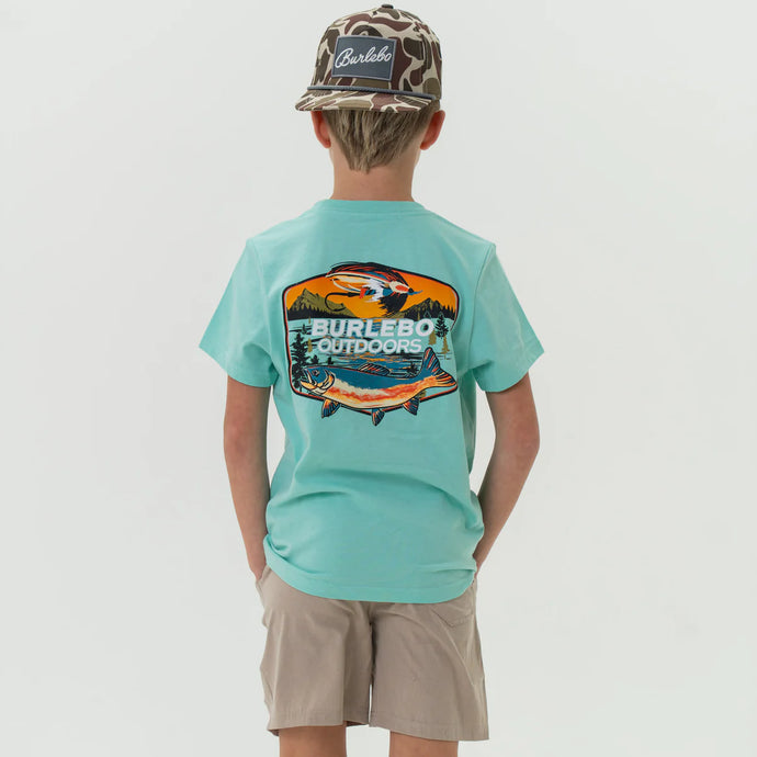 Burlebo Youth Outdoors Angler SS Tee