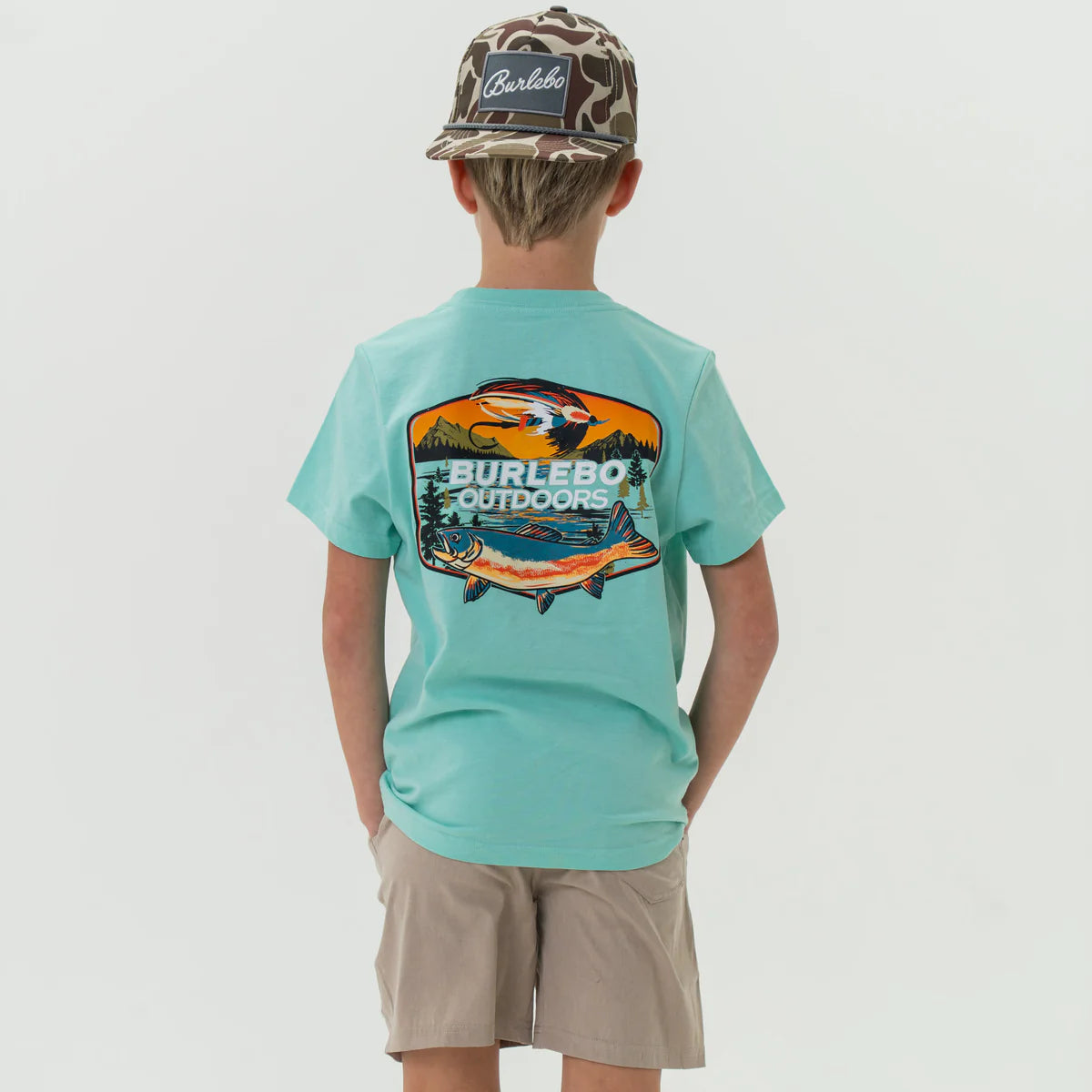 Burlebo Youth Outdoors Angler SS Tee