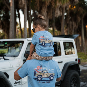 Burlebo Youth Camo Beach Cruiser SS Tee