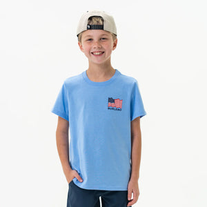 Burlebo Youth Camo Beach Cruiser SS Tee