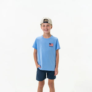 Burlebo Youth Camo Beach Cruiser SS Tee