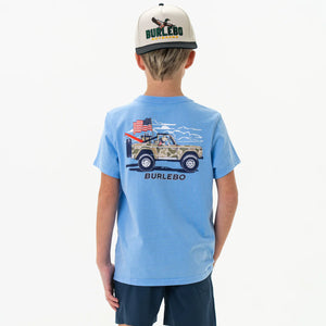 Burlebo Youth Camo Beach Cruiser SS Tee