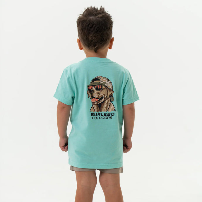 Burlebo Youth Mallard Camo Dog SS Tee
