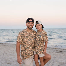 Load image into Gallery viewer, Burlebo Youth Pintail Camo Jumping Trout SS Tee