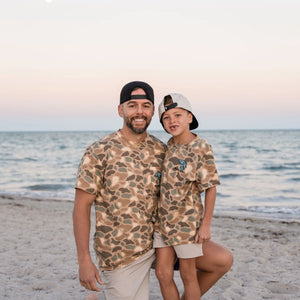 Burlebo Youth Pintail Camo Jumping Trout SS Tee