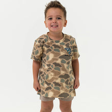 Load image into Gallery viewer, Burlebo Youth Pintail Camo Jumping Trout SS Tee