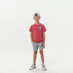 Burlebo Youth Flying B White Camo SS Tee