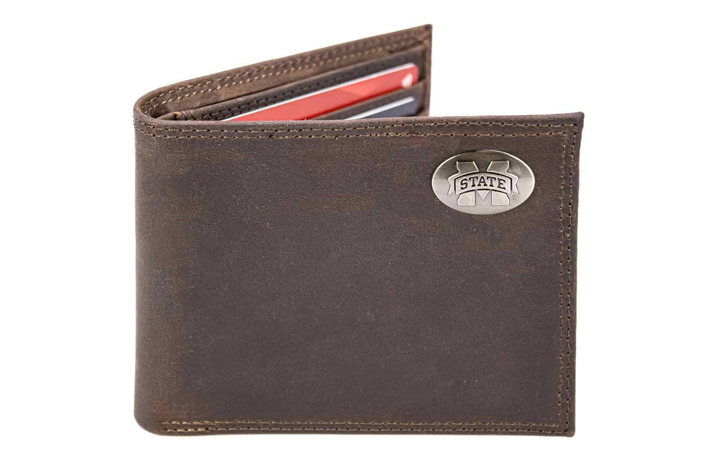 Mississippi State Bulldogs Men's Collegiate Bifold Leather Wallet
