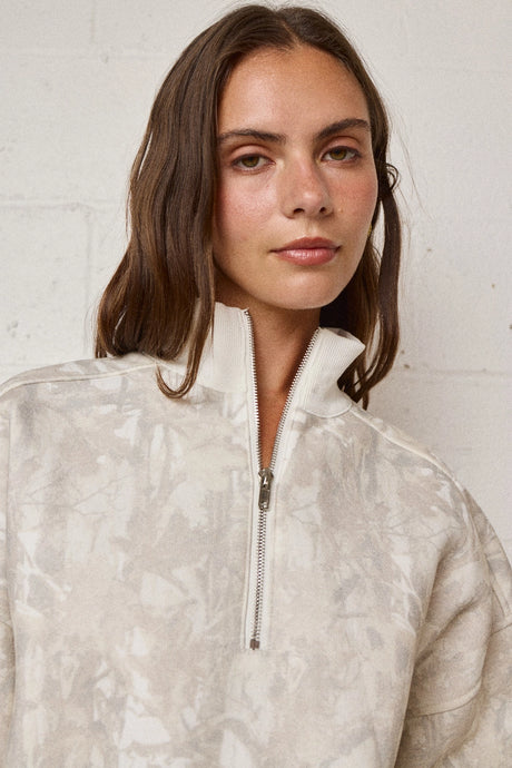 I Know You'll Never Be Camo Zip Sweater