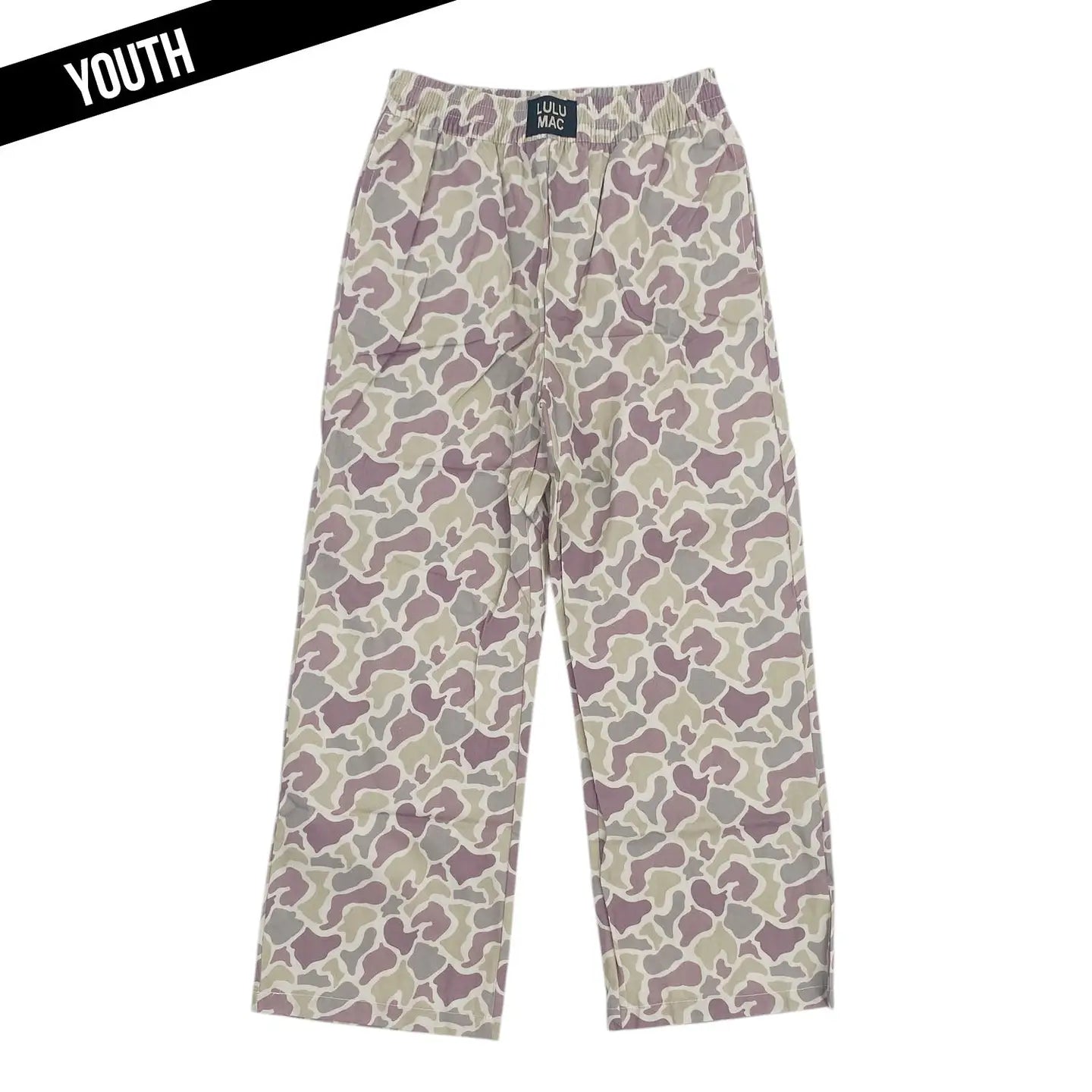 Lulu Mac Youth Pants in Light Camo