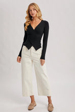 Load image into Gallery viewer, Happy Day V-Neck Wrap Knit Sweater Top