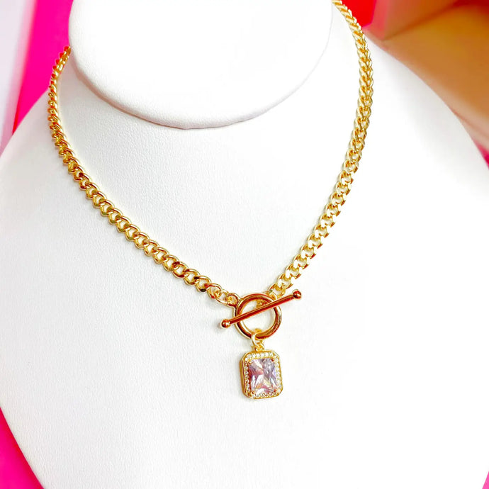Taylor Shaye Glam Toggle Necklace