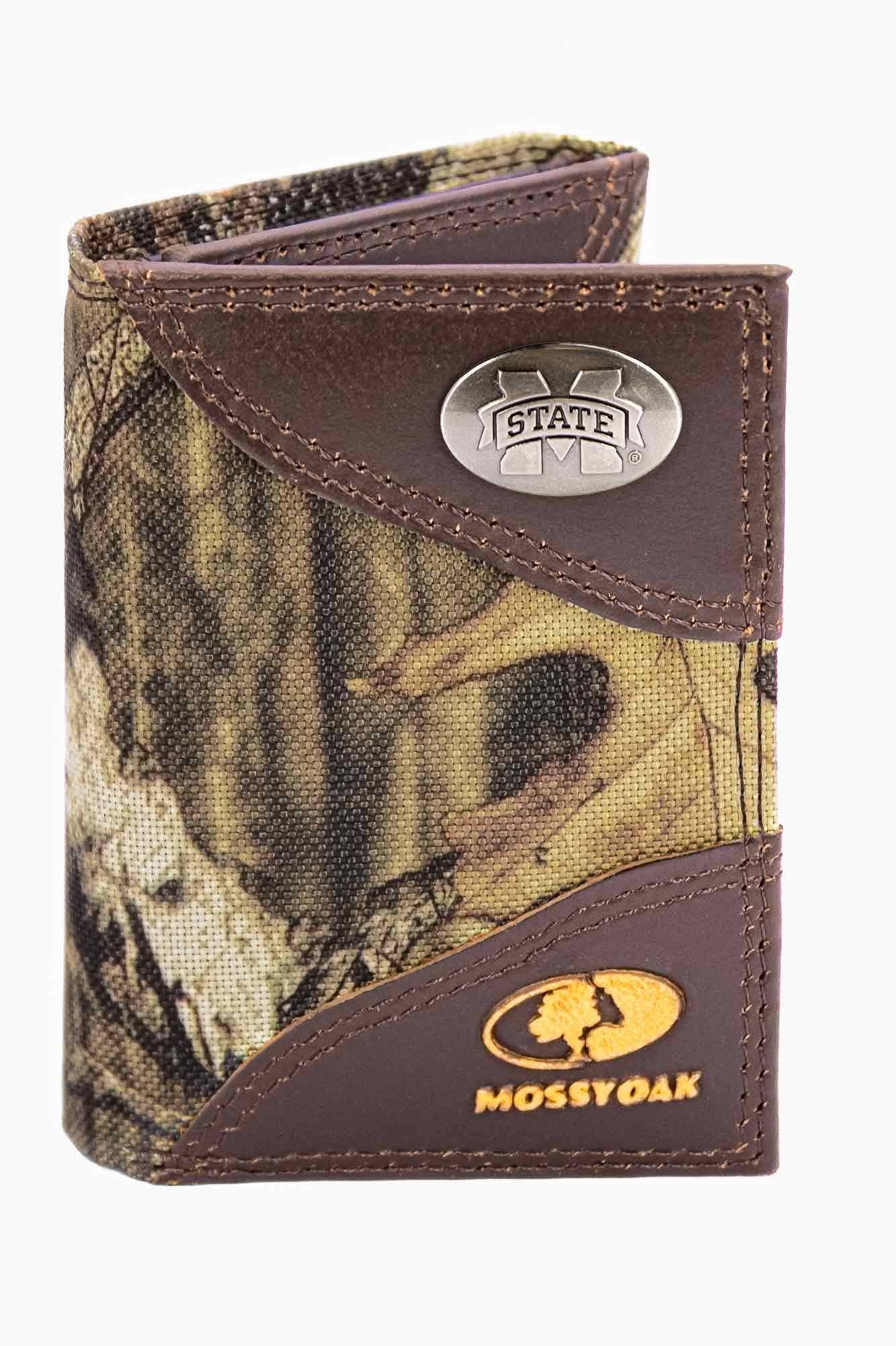 Mississippi State Mossy Oak Wallets:Trifold
