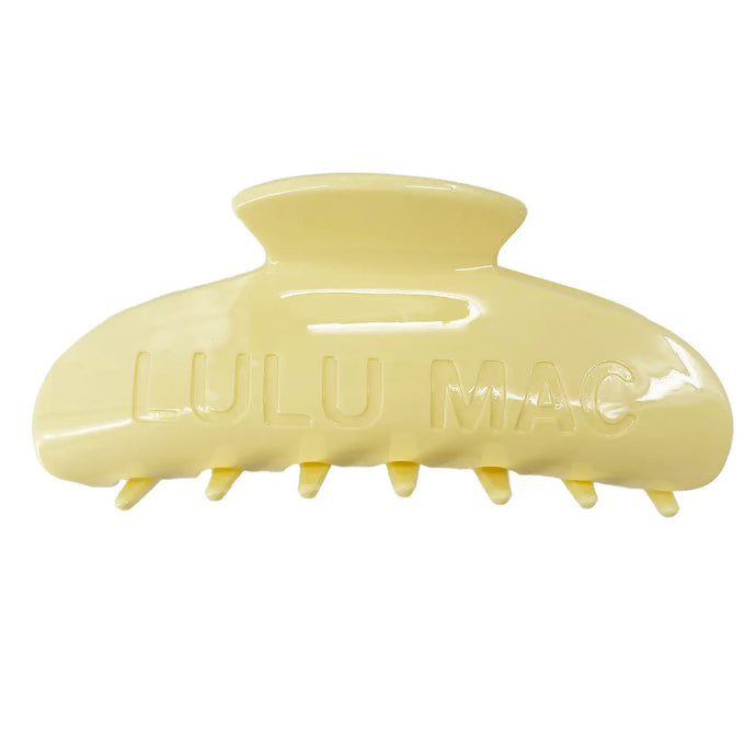 Lulu Mac Hair Clips in Light Yellow