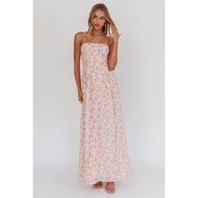 Load image into Gallery viewer, Sun On My Face Floral Flowy Maxi Dress in Blue