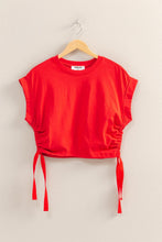 Load image into Gallery viewer, Change My Mind Short Sleeve Top in Red
