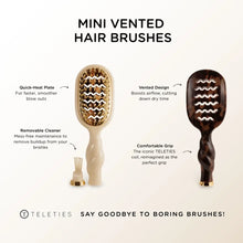 Load image into Gallery viewer, Teleties Mini Vented Brush-Tan