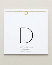 Bryan Anthonys Just for You Initial Necklace Gold