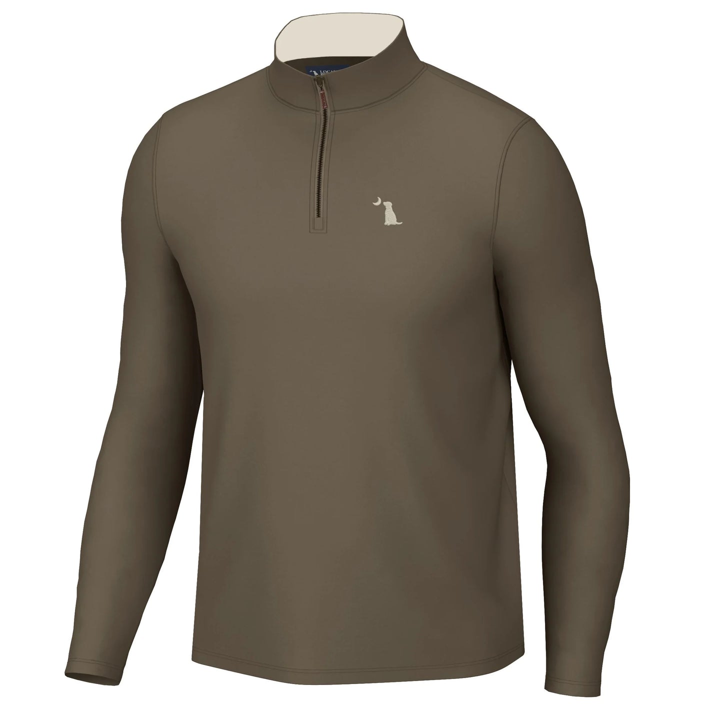 Local Boy Bentley Quarter Zip in Brown