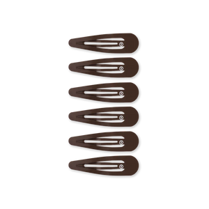 Teleties Snap Clip in Brown