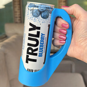 Skinny Can Handle Holder in Blue