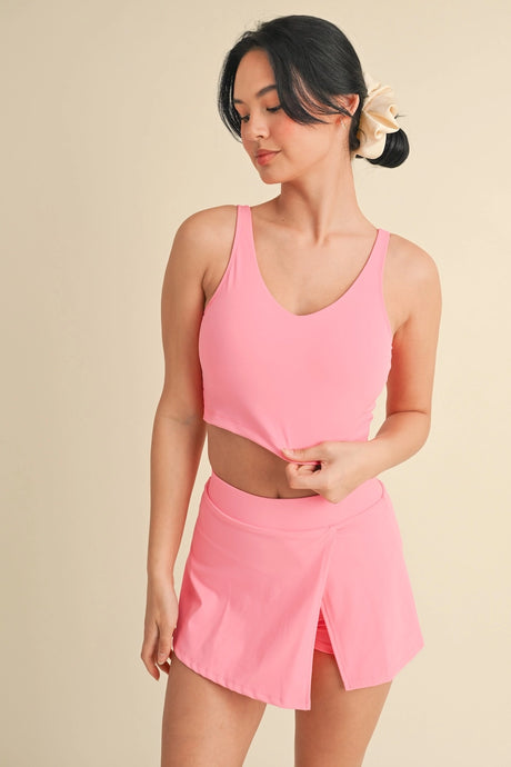 Something Like That Aligned Performance Tank in Hot Pink