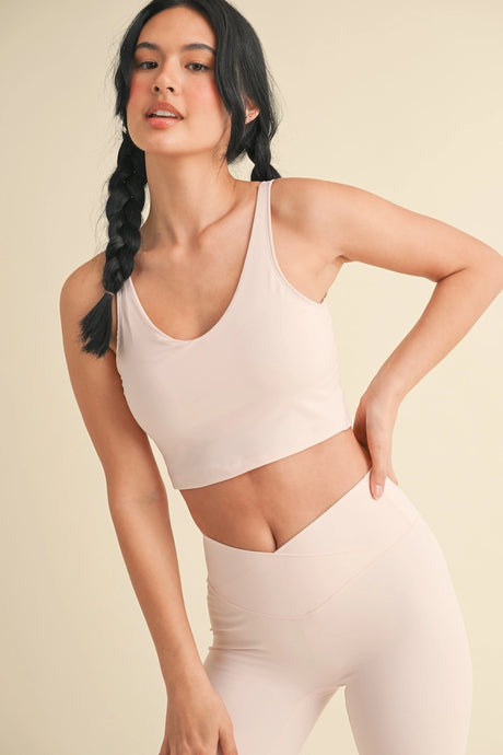 Something Like That Aligned Performance Tank in Baby Pink