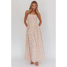 Load image into Gallery viewer, Sun On My Face Floral Flowy Maxi Dress in Pink
