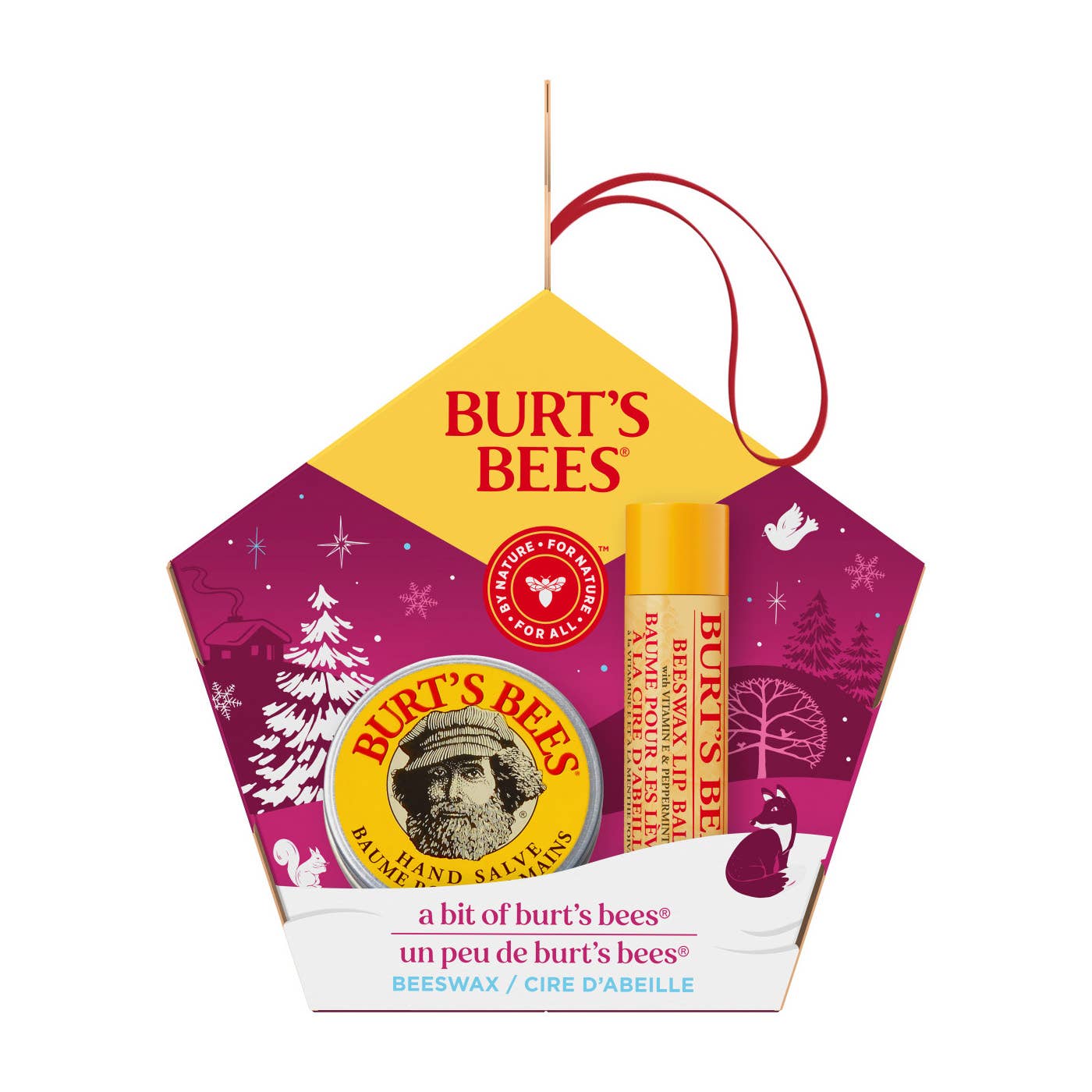 A Bit Of Burt's Original Gift Set | Hand Salve & Lip Balm