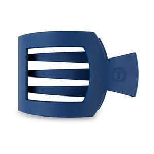Teleties Medium Flat Square Clip in Midnight Rain