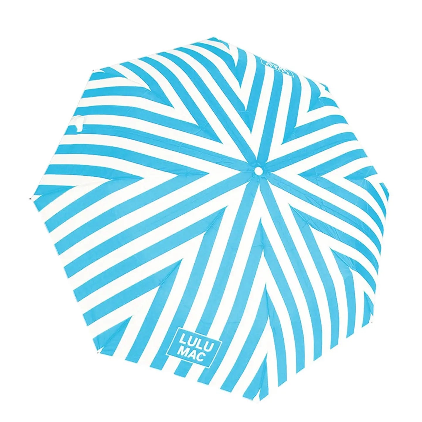 Lulu Mac Umbrella- Blue/White Stripe