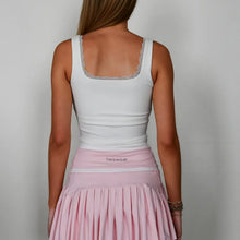 Load image into Gallery viewer, Luxe Lace Tank Top in White