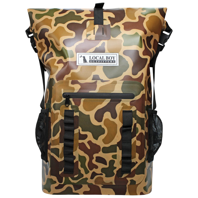 Local Boy Dry Bag Old School Camo