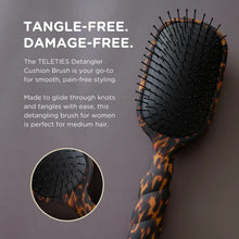 Load image into Gallery viewer, Teleties Detangler Hair Brush For Medium Hair- Tortoise