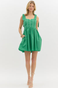 Show Me Love Scallop Mini Dress