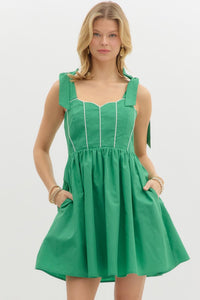 Show Me Love Scallop Mini Dress