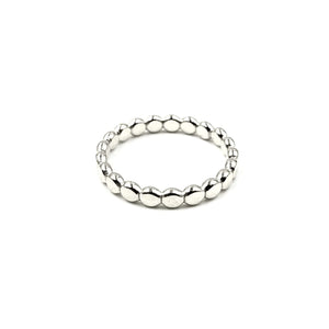 Erin Gray Resort Collection Waterproof Sterling Flat Rock Ring