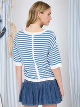 Load image into Gallery viewer, Lean On Me Stripe SS Knit Top