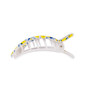 Teleties Small Flat Square Clip Limoncello