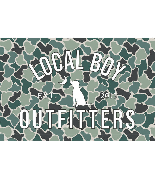 Local Boy Ravine Camo Flag