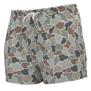 Local Girl Revive Shorts in Forest Camo Flora
