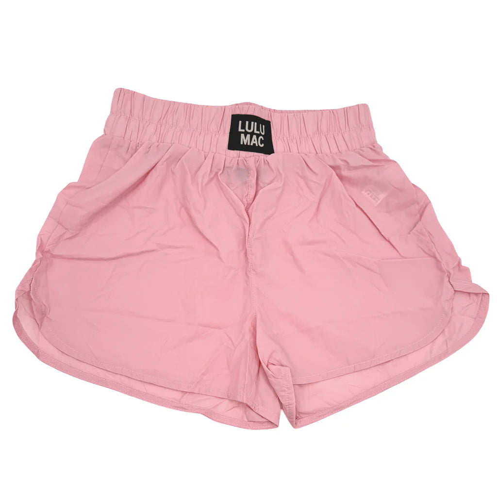 Lulu Mac Youth Solid Shorts in Light Pink