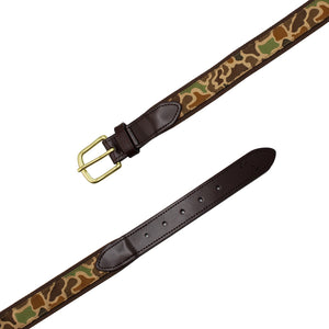 Local Boy Ribbon Belt in Old School Camo