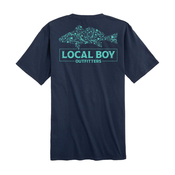 Local Boy Youth Redfish Lures SS Tee