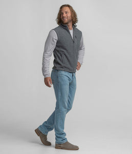 Southern Shirt Co. Basecamp Fleece Vest in Granite